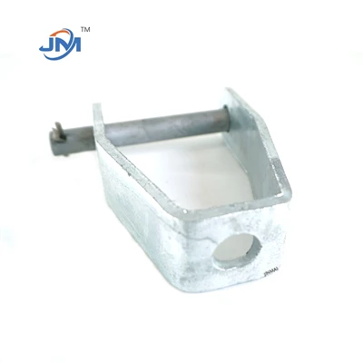 Linha galvanizada hardware de Polo por MERGULHO QUENTE do suporte secundário da braçadeira